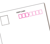 姿勢の案内はがきの決まり事